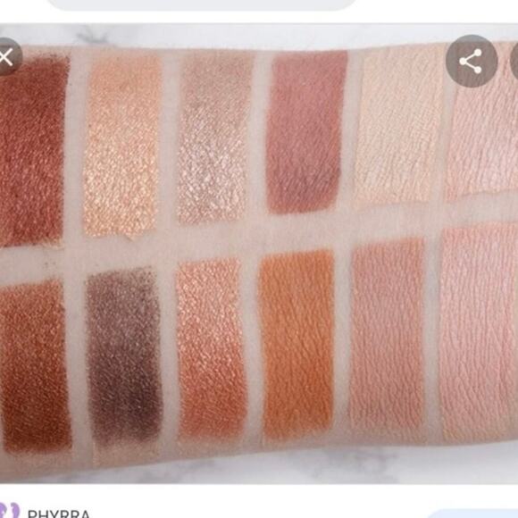 STILA Matte ‘N Metal Eyeshadow Palette Pink Rose Gold Glam Pretty Makeup NIB NWT - Picture 3 of 4